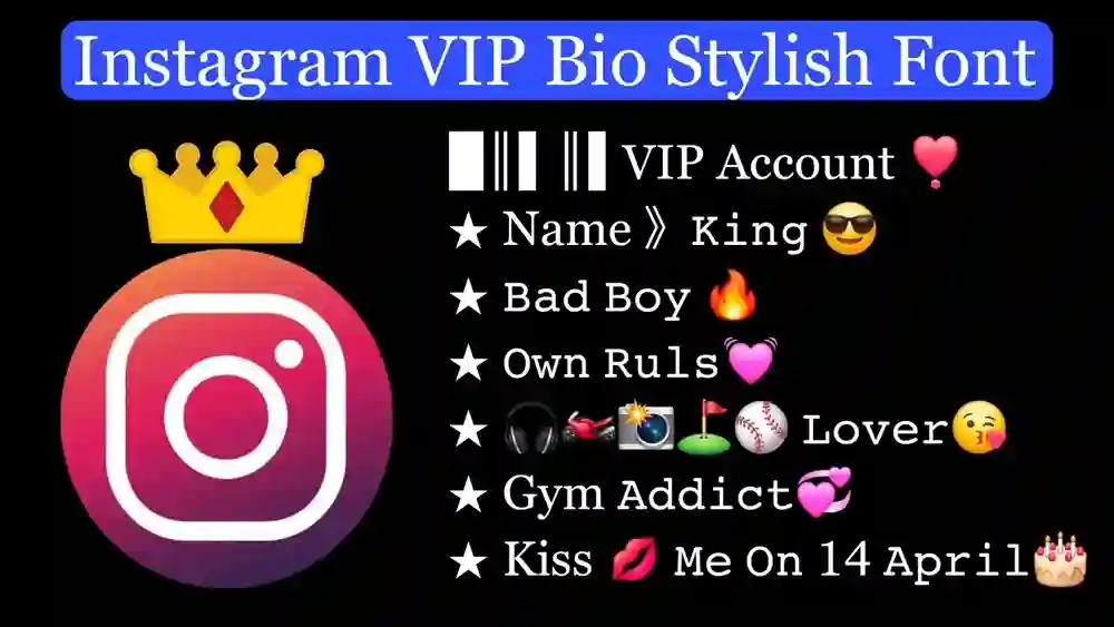 instagram vip bio