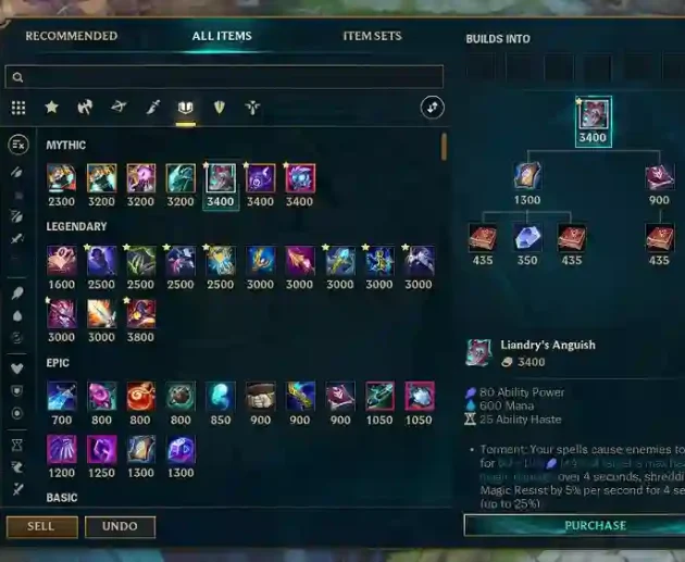 League of Legends Items