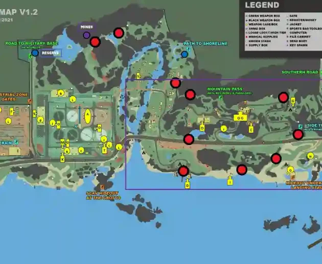 lighthouse map tarkov