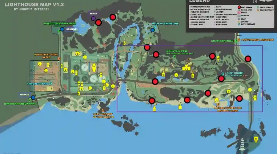 lighthouse map tarkov