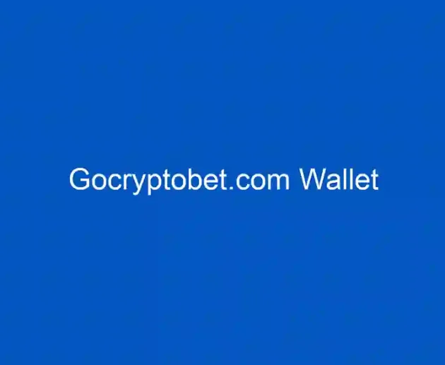 GoCryptoBet Wallet