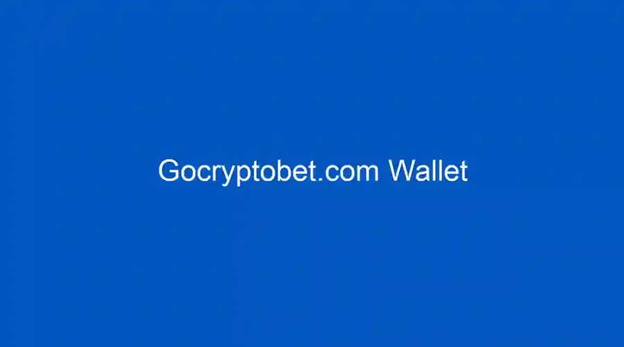 GoCryptoBet Wallet