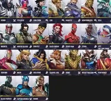 Marvel Rivals Characters