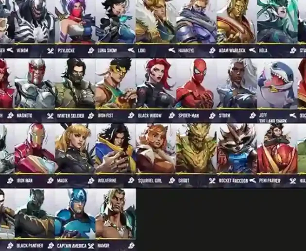Marvel Rivals Characters