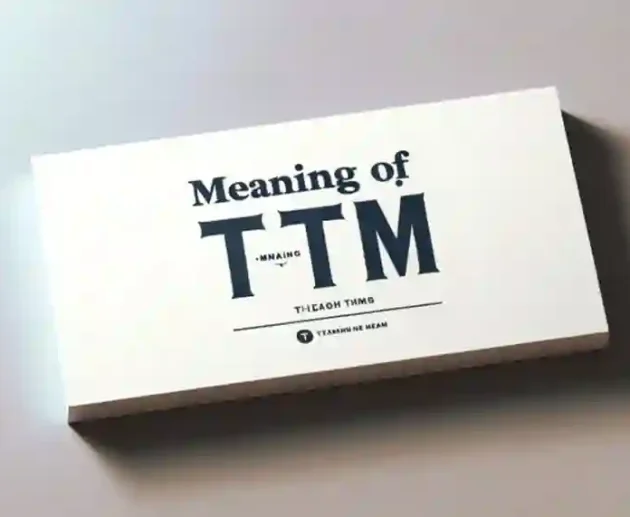 What Does TTM Mean in Text